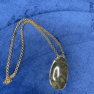 Long stone necklace